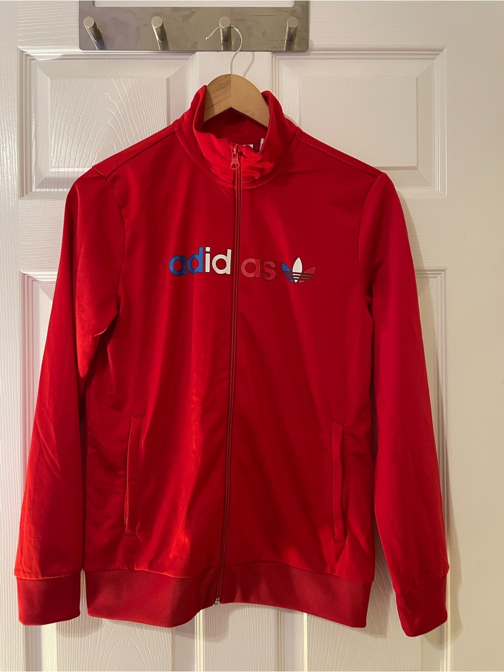 Adidas Red Track Jacket - Picture 2 of 4